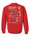 SL Benfica Impressions Artwork Cotton Fleece Long Sleeve Crew Neck - Vive La Fête - Online Apparel Store