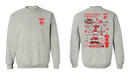 SL Benfica Impressions Artwork Cotton Fleece Long Sleeve Crew Neck - Vive La Fête - Online Apparel Store