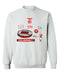 SL Benfica Womens White Cotton Crewneck Pullover Sweatshirt