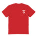 SL Benfica Impressions Artwork Womens Cotton Tshirt Red