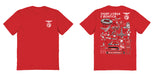SL Benfica Impressions Artwork Womens Cotton Tshirt - Vive La Fête - Online Apparel Store