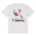 SL Benfica Womens White Cotton Tshirt
