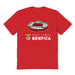 SL Benfica Womens Red Cotton Tshirt