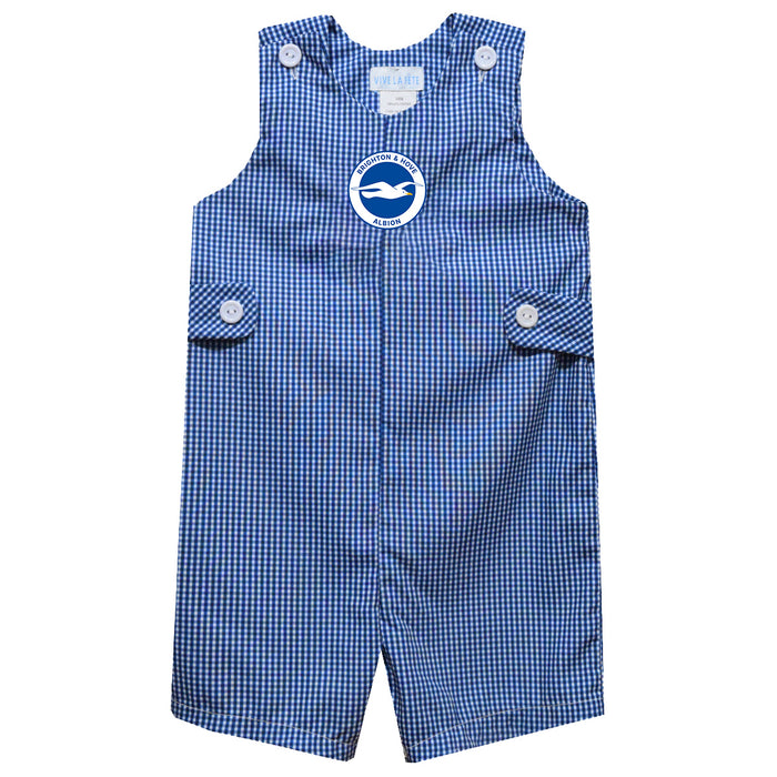 Brighton and Hove Albion Vive La Fete Gingham Jon Jon Romper - Blue