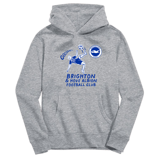 Brighton Youth Grey Pullover Cotton Hoodie
