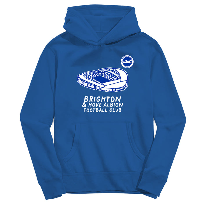 Brighton Youth Royal Pullover Cotton Hoodie