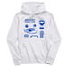 Brighton Youth White Pullover Cotton Hoodie