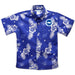 Brighton and Hove Albion Vive La Fete Hawaiian Print Button-Down Shirt - Blue