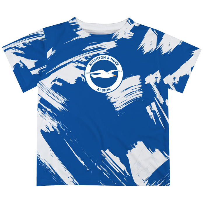 Brighton Paint Brush Boys Game Day Royal Short Sleeve Tee
