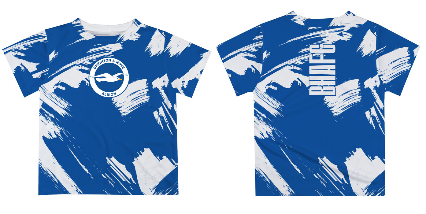 Brighton Paint Brush Boys Game Day Royal Short Sleeve Tee - Vive La Fête - Online Apparel Store