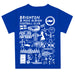 Brighton Impressions Artwork Boys Royal Short Sleeve Tee Shirt - Vive La Fête - Online Apparel Store