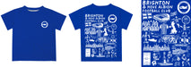Brighton Impressions Artwork Boys Royal Short Sleeve Tee Shirt - Vive La Fête - Online Apparel Store