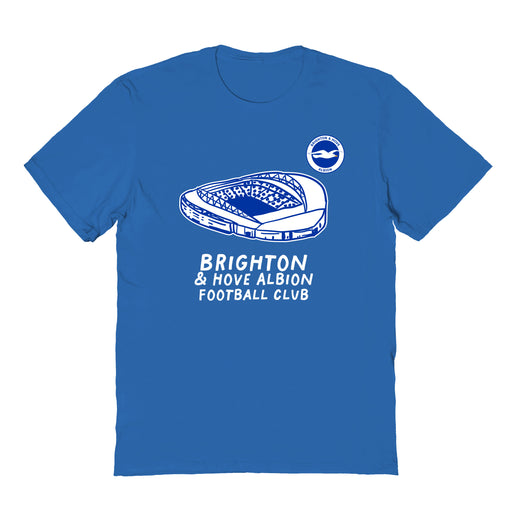Brighton Impressions Artwork Royal Youth Cotton T-Shirt
