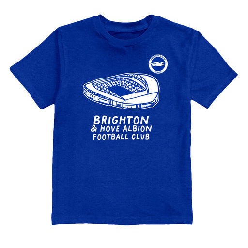 Brighton Impressions Artwork Royal Youth Cotton T-Shirt