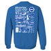 Brighton Womens Royal Cotton Crewneck Pullover Sweatshirt - Vive La Fête - Online Apparel Store