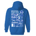 Brighton Womens Royal Pullover Cotton Hoodie - Vive La Fête - Online Apparel Store