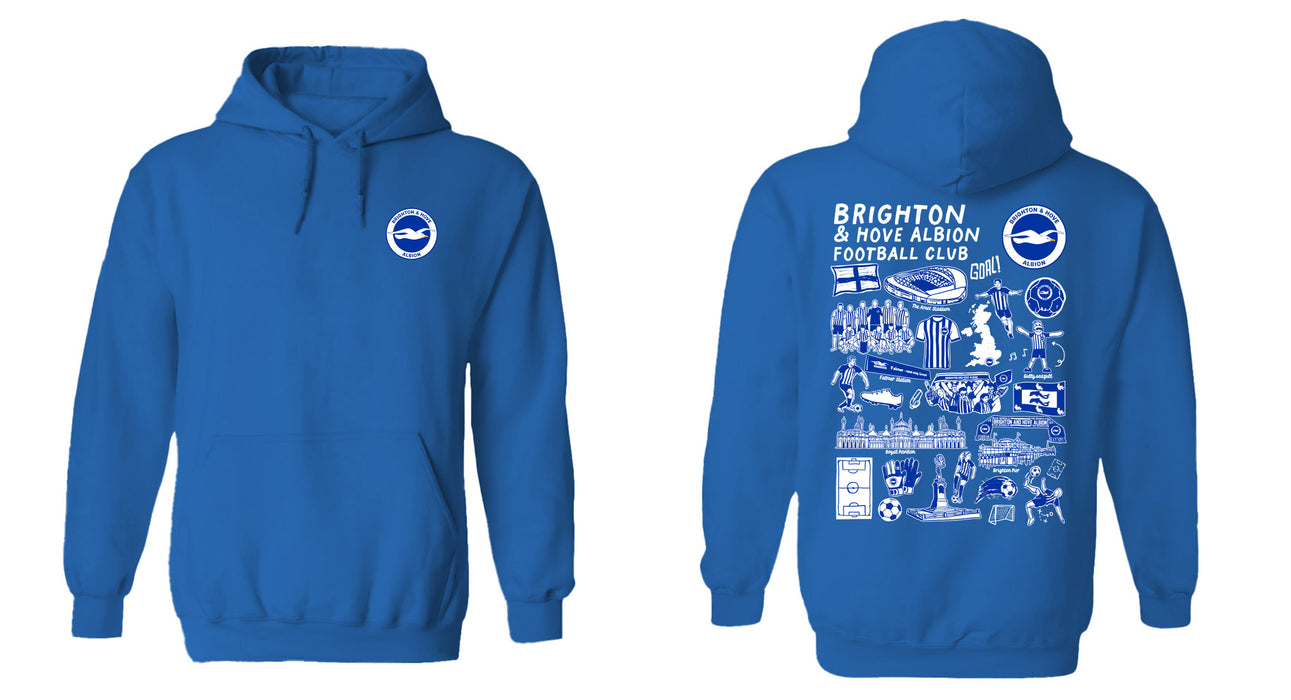 Brighton Womens Royal Pullover Cotton Hoodie - Vive La Fête - Online Apparel Store