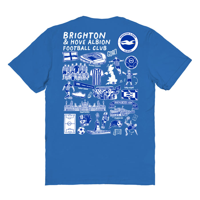 Brighton Womens Royal Cotton Tshirt - Vive La Fête - Online Apparel Store