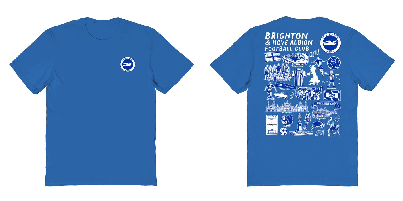 Brighton Womens Royal Cotton Tshirt - Vive La Fête - Online Apparel Store