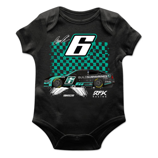 Brad Keselowski Cotton Short Sleeve Bodysuit Black