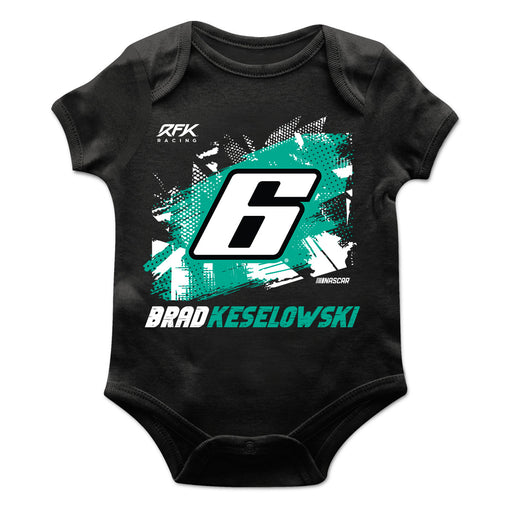 Brad Keselowski Cotton Short Sleeve Bodysuit Black