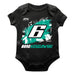Brad Keselowski Cotton Short Sleeve Bodysuit Black