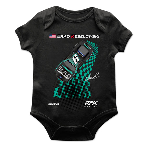 Brad Keselowski Cotton Short Sleeve Bodysuit Black