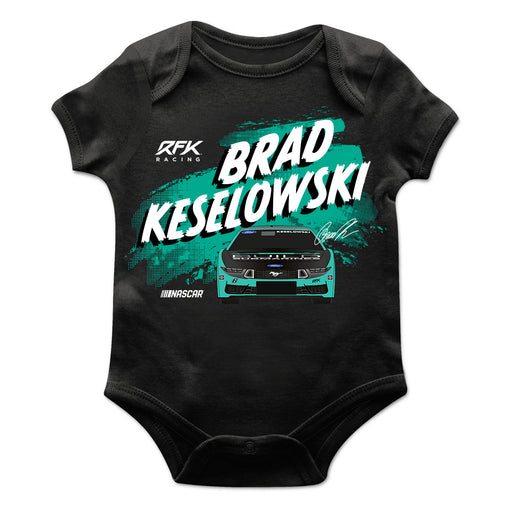 Brad Keselowski Cotton Short Sleeve Bodysuit Black