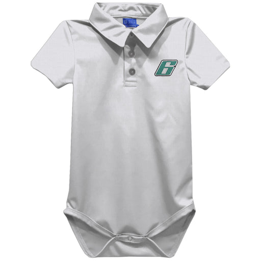 Brad Keselowski Vive La Fete Solid Polo Bodysuit - White