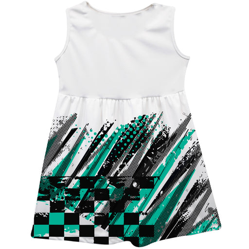 Brad Keselowski Vive La Fete NASCAR Abstract Check Halftones Tank Dress - Grey - Vive La Fête - Online Apparel Store