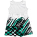 Brad Keselowski Vive La Fete NASCAR Abstract Check Halftones Tank Dress - Grey - Vive La Fête - Online Apparel Store
