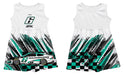 Brad Keselowski Vive La Fete NASCAR Abstract Check Halftones Tank Dress - Grey - Vive La Fête - Online Apparel Store