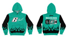 Brad Keselowski Vive La Fete NASCAR Pullover Hoodie - Teal - Vive La Fête - Online Apparel Store