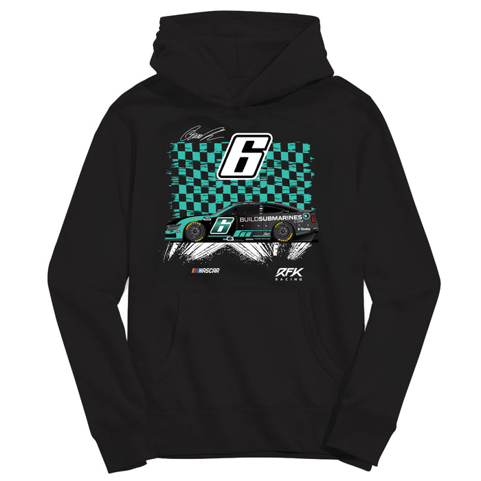 Brad Keselowski NASCAR Pullover Cotton Hoodie - Black