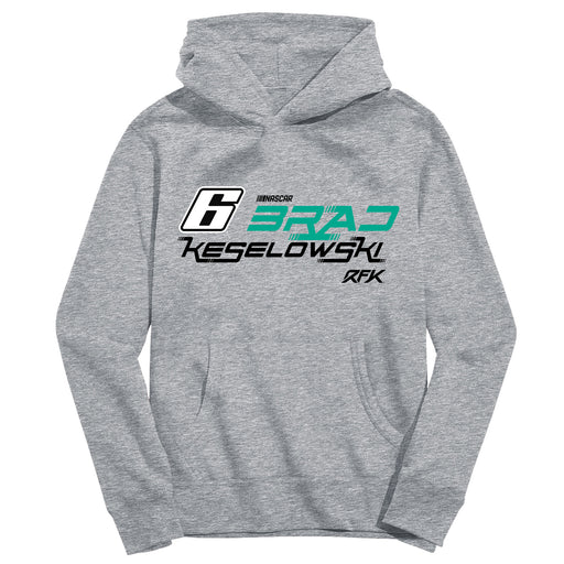 Brad Keselowski NASCAR Pullover Cotton Hoodie - Grey