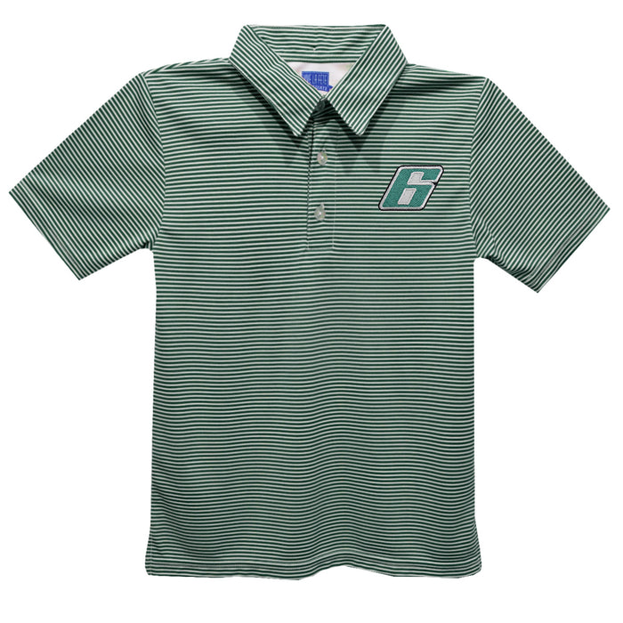 Brad Keselowski Vive La Fete Pencil Stripe Polo - Green
