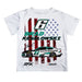 Brad Keselowski Vive La Fete NASCAR Flag Racing Car T-Shirt  - White