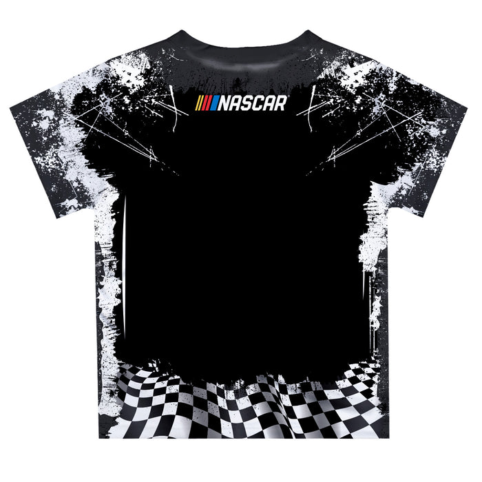 Brad Keselowski Vive La Fete NASCAR Abstract Kids T-Shirt  - Black