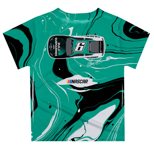 Brad Keselowski Vive La Fete NASCAR Marble T-Shirt  - Teal - Vive La Fête - Online Apparel Store