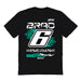 Brad Keselowski NASCAR Fire number Cotton T-Shirt  - Black