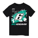 Brad Keselowski NASCAR Abstract Halftone Front Cotton T-Shir - Black