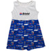 NASCAR Bristol Repeat Print Impressions Sleeveless Tank Dress Royal