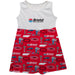 NASCAR Bristol Repeat Print Impressions Sleeveless Tank Dress Red