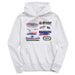 NASCAR Bristol Youth Pullover Cotton Hoodie White