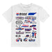 NASCAR Bristol Impressions Artwork Youth Cotton T-Shirt White