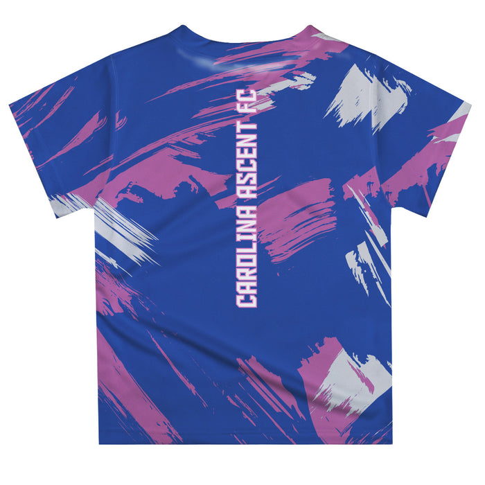 Carolina Ascent Paint Brush Boys Game Day Blue Short Sleeve Tee - Vive La Fête - Online Apparel Store
