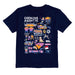 Carolina Ascent Impressions Artwork Navy Youth Cotton T-Shirt