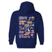 Carolina Ascent Women's Navy Pullover Cotton Hoodie - Vive La Fête - Online Apparel Store