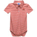 Canada Soccer Vive La Fete Polo Pencil Stripe Bodysuit - Red