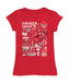 Canadá Soccer Girl´s Fitted Cotton T-shirt Red Impressions Artwork